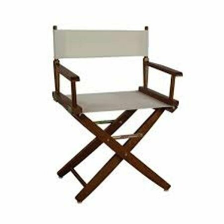 DOBA-BNT 206-04-032-12 18 in. Extra-Wide Premium Directors Chair, Oak Frame with Natural Color Cover SA2691190